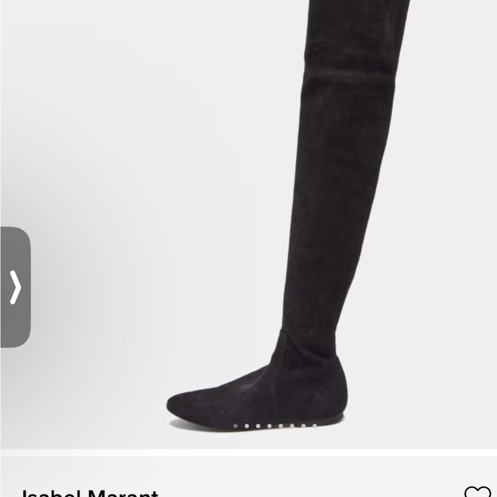 Isabel Marant thigh high suede boots 39